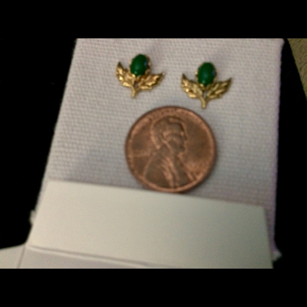 Jade earrings - Picture 2 of 6